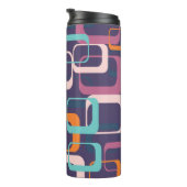 Geometrische Formen des Retro Geometric Mid Centur Thermosbecher (Nach rechts gedreht)
