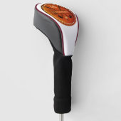 Geometrische Formen Design Leder Golf Headcover (angewinkelt)