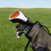 Geometrische Formen Design Leder Golf Headcover (In SItu)