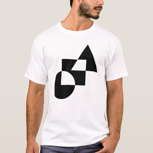 Geometrische Formen Design T-Shirt (Vorderseite)