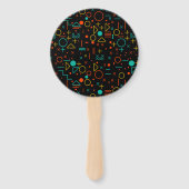 Geometrische Formen Fächer (Rückseite)