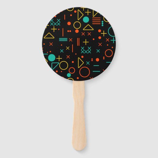 Geometrische Formen Fächer (Vorderseite)