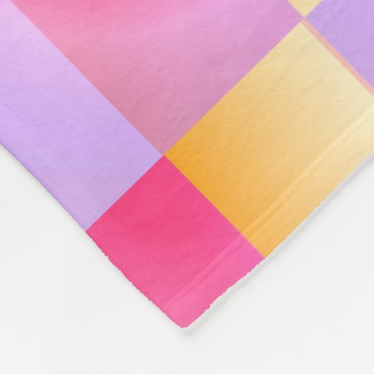 Geometrische Formen Fleecedecke (Ecke)