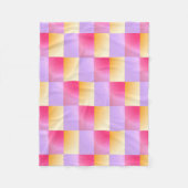 Geometrische Formen Fleecedecke (Vorderseite)