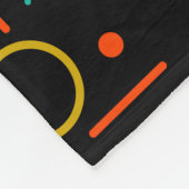 Geometrische Formen Fleecedecke (Ecke)