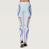 Geometrische Formen Funky Leggings (Rückseite)