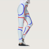 Geometrische Formen Funky Leggings (Rechts)