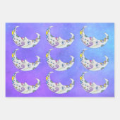 Geometrische Formen hübscher Abstrakter Halbmonde Geschenkpapier Set (Vorderseite 3)