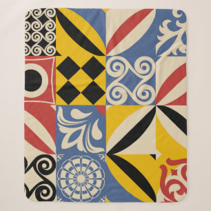 geometrische Formen im Retro: Azulejos-Fliesen. Sherpadecke