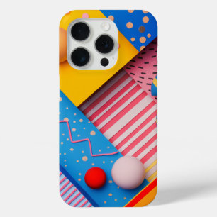 Geometrische Formen in lebhaften Farben und Formen Case-Mate iPhone Hülle