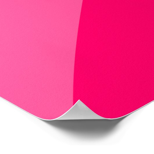 geometrische Formen in rosa Farbketten Poster (Ecke)