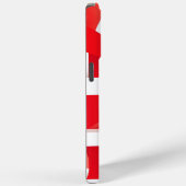 🔴 Geometrische Formen in rot und weiß⚪ Case-Mate iPhone Hülle (Rückseite / Rechts)