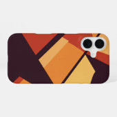 Geometrische Formen  iPhone 16 Hülle (Rückseite (Horizontal))