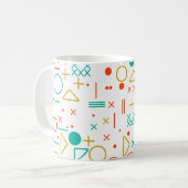 Geometrische Formen Kaffeetasse (Vorderseite Links)