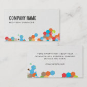 Geometrische Formen | LEINWAND Visitenkarte (Vorne/Hinten)