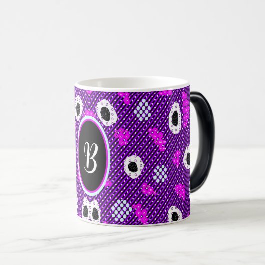 Geometrische Formen magische Tasse (VorderseiteRechts)