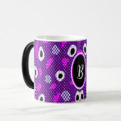 Geometrische Formen magische Tasse (Vorderseite Links)