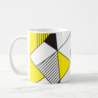 Geometrische Formen: Minimalistisches Nahtloses Mu Kaffeetasse