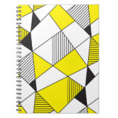 Geometrische Formen: Minimalistisches Nahtloses Mu Notizblock (Vorderseite)