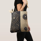 Geometrische Formen mit Drahteinlage in Tasche Sch (Von Nahem)