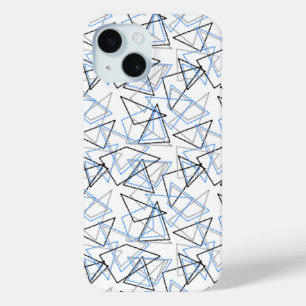 Geometrische Formen mit Kreide auf Weiß Case-Mate iPhone Hülle