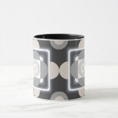 Geometrische Formen mit rosa Tasse (Zentrum)