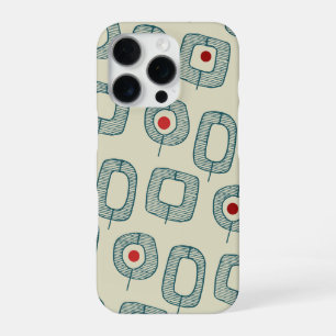 Geometrische Formen mit roten Punkten iPhone 16 Pr Pro Hülle