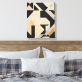 Geometrische Formen Moderne, farbenfrohe Kunst Can Leinwanddruck (Insitu (Schlafzimmer))