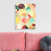 Geometrische Formen Moderne, farbenfrohe Kunst Can Leinwanddruck (Insitu (Wohnzimmer))