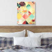 Geometrische Formen Moderne, farbenfrohe Kunst Can Leinwanddruck (Insitu (Schlafzimmer))