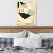 Geometrische Formen Moderne, farbenfrohe Kunst Can Leinwanddruck (Insitu (Schlafzimmer))