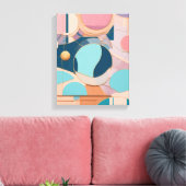 Geometrische Formen Moderne, farbenfrohe Kunst Can Leinwanddruck (Insitu (Wohnzimmer))
