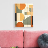 Geometrische Formen Moderne, farbenfrohe Kunst Can Leinwanddruck (Insitu (Wohnzimmer))