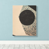 Geometrische Formen Moderne, farbenfrohe Kunst Can Leinwanddruck (Insitu (Holzboden))