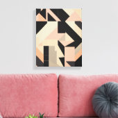Geometrische Formen Moderne, farbenfrohe Kunst Can Leinwanddruck (Insitu (Wohnzimmer))