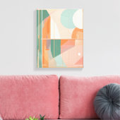 Geometrische Formen Moderne, farbenfrohe Kunst Can Leinwanddruck (Insitu (Wohnzimmer))