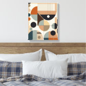 Geometrische Formen Moderne, farbenfrohe Kunst Can Leinwanddruck (Insitu (Schlafzimmer))