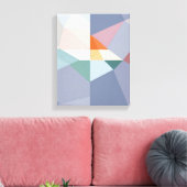 Geometrische Formen Moderne, farbenfrohe Kunst Can Leinwanddruck (Insitu (Wohnzimmer))