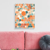 Geometrische Formen Moderne, farbenfrohe Kunst Can Leinwanddruck (Insitu (Wohnzimmer))