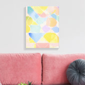 Geometrische Formen Moderne, farbenfrohe Kunst Can Leinwanddruck (Insitu (Wohnzimmer))