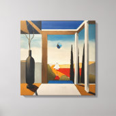 Geometrische Formen Moderne, farbenfrohe Kunst Can Leinwanddruck (Vorderseite)