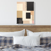Geometrische Formen Moderne, farbenfrohe Kunst Can Leinwanddruck (Insitu (Schlafzimmer))