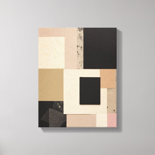 Geometrische Formen Moderne, farbenfrohe Kunst Can Leinwanddruck (Vorderseite)