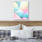 Geometrische Formen Moderne, farbenfrohe Kunst Can Leinwanddruck (Insitu (Schlafzimmer))