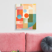 Geometrische Formen Moderne, farbenfrohe Kunst Can Leinwanddruck (Insitu (Wohnzimmer))
