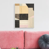 Geometrische Formen Moderne, farbenfrohe Kunst Can Leinwanddruck (Insitu (Wohnzimmer))