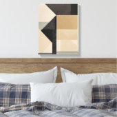 Geometrische Formen Moderne, farbenfrohe Kunst Can Leinwanddruck (Insitu (Schlafzimmer))