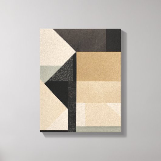 Geometrische Formen Moderne, farbenfrohe Kunst Can Leinwanddruck (Vorderseite)