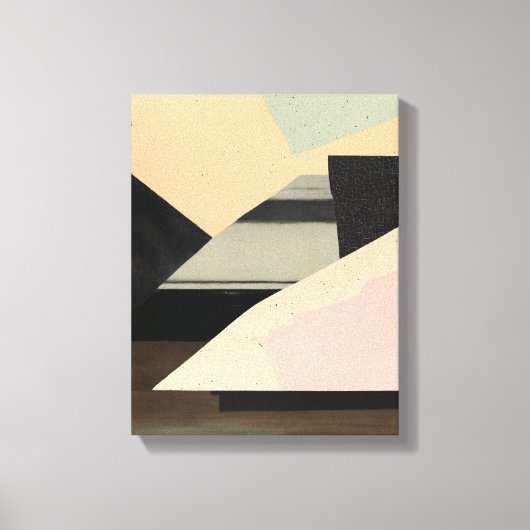 Geometrische Formen Moderne, farbenfrohe Kunst Can Leinwanddruck (Vorderseite)