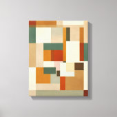 Geometrische Formen Moderne, farbenfrohe Kunst Can Leinwanddruck (Vorderseite)
